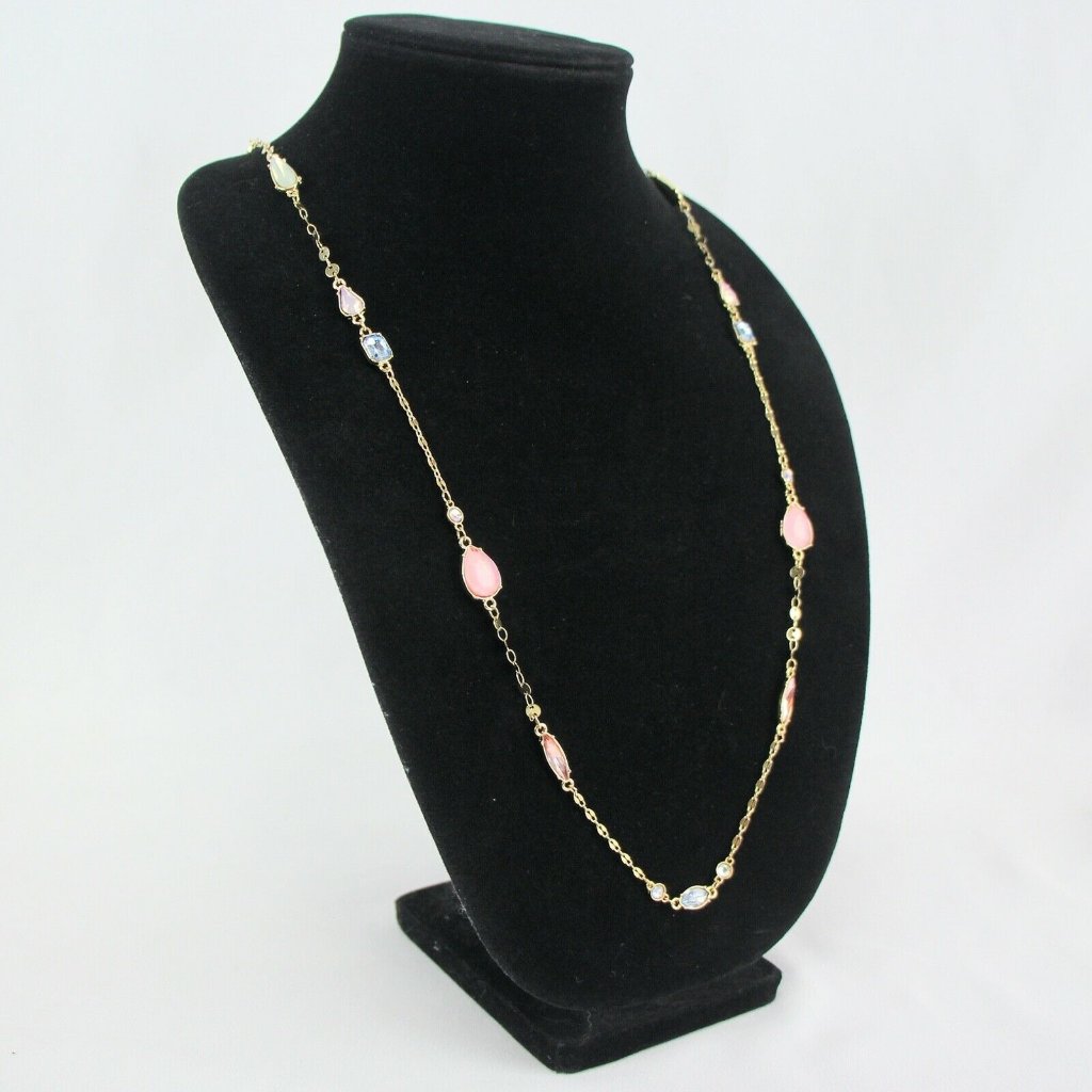 Kohls Metal Necklace Single-Strand Gold-Tone Long 28